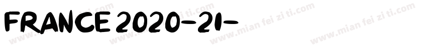 France 2020-21字体转换